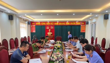 Viện KSND các huyện Ứng Hòa, Đan Phượng trực tiếp kiểm sát công tác...